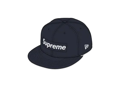 Supreme Rings Box Logo New Era "Navy"