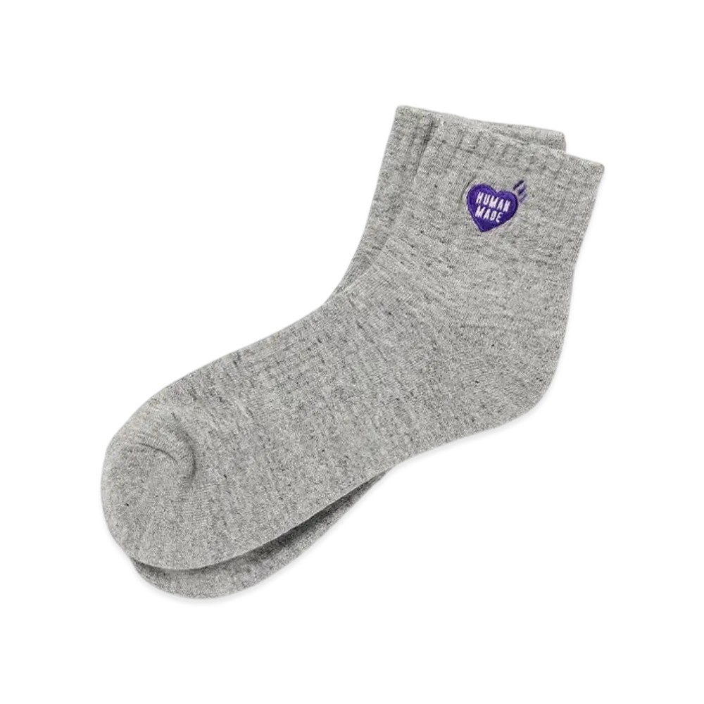 HUMAN MADE Pile Short Socks "Gray"
