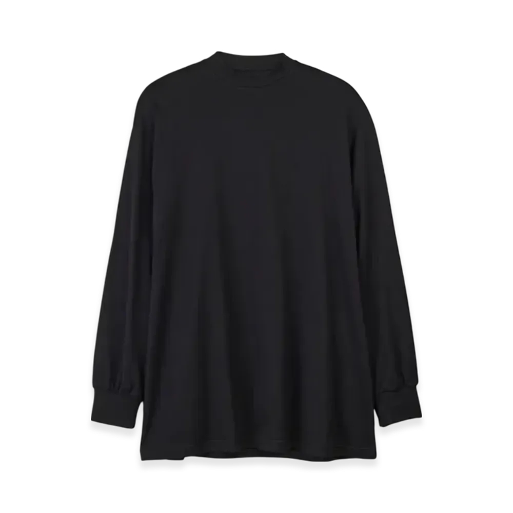 Y-3 Mock Neck Long Sleeve Top "Black"