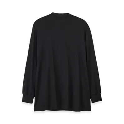 Y-3 Mock Neck Long Sleeve Top "Black"