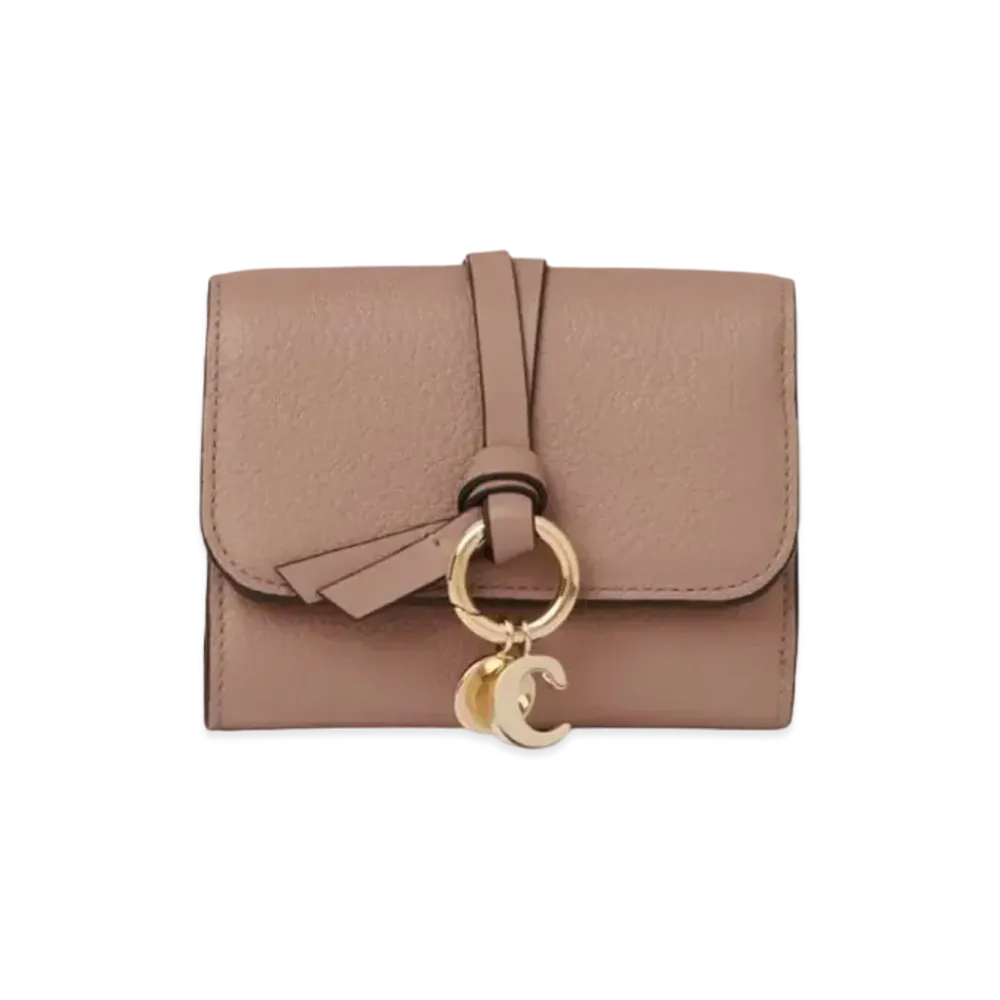 Chloe Alphabet Small Tri-Fold "Woodrose"