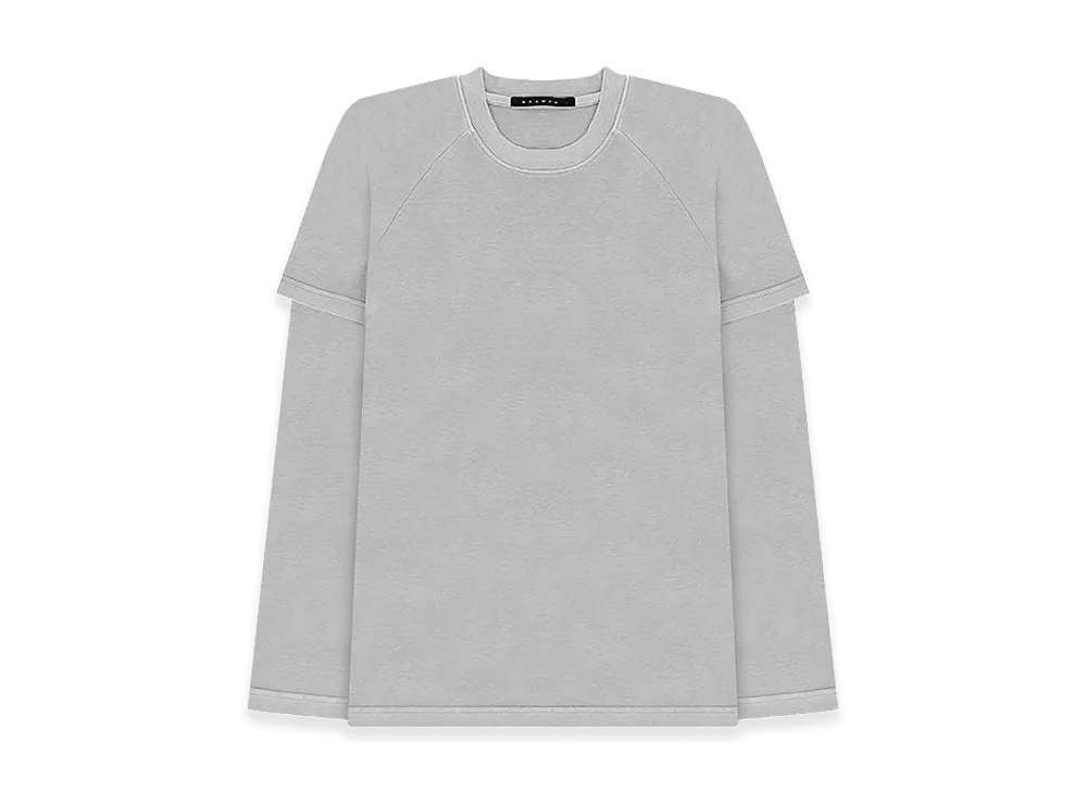 STAMPD Double Layer Relaxed L/S Tee "Gray"