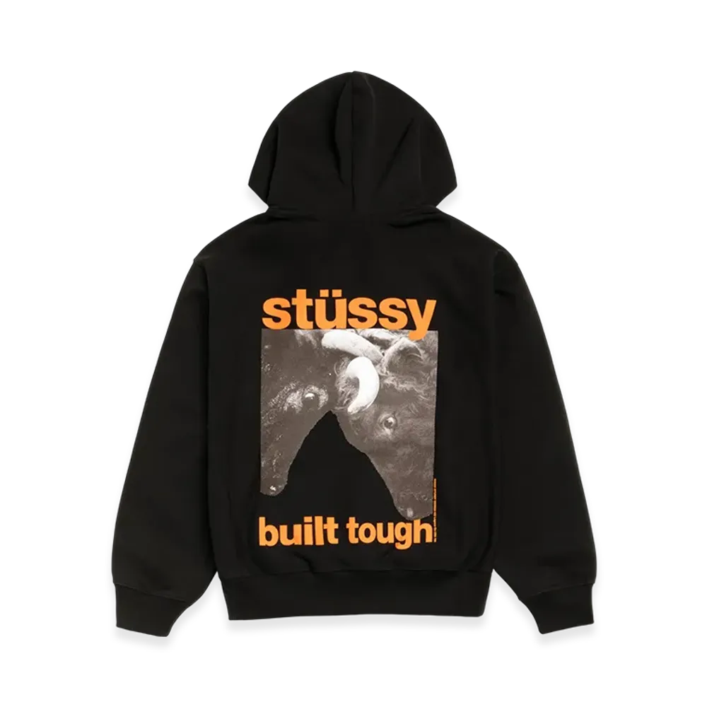 Stussy Built Tough Zip Hoodie "Black"