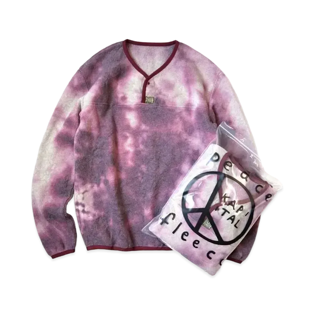 KAPITAL Reverse Fleece Tie Dye Pack Long Tee "Purple"