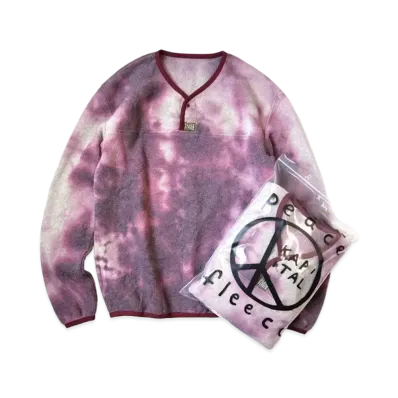 KAPITAL Reverse Fleece Tie Dye Pack Long Tee "Purple"