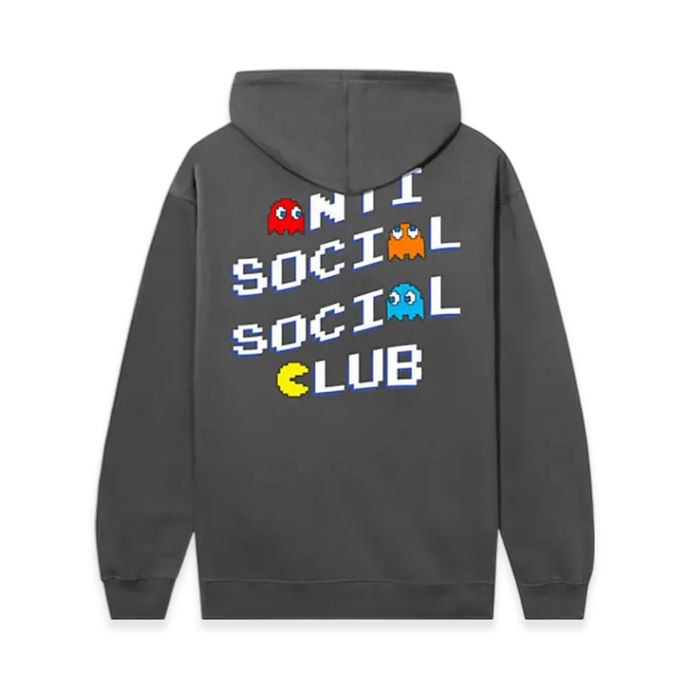 ANTI SOCIAL SOCIAL CLUB x PAC-MAN Pixel Hoodie "Charcoal"