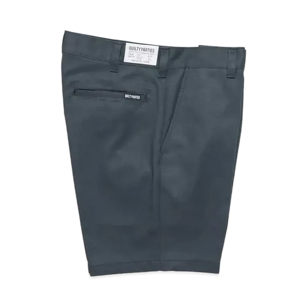 WACKO MARIA GP-104-A-BLANKLINE-ZACK / TWILL SKATE SHORTS "Olive"