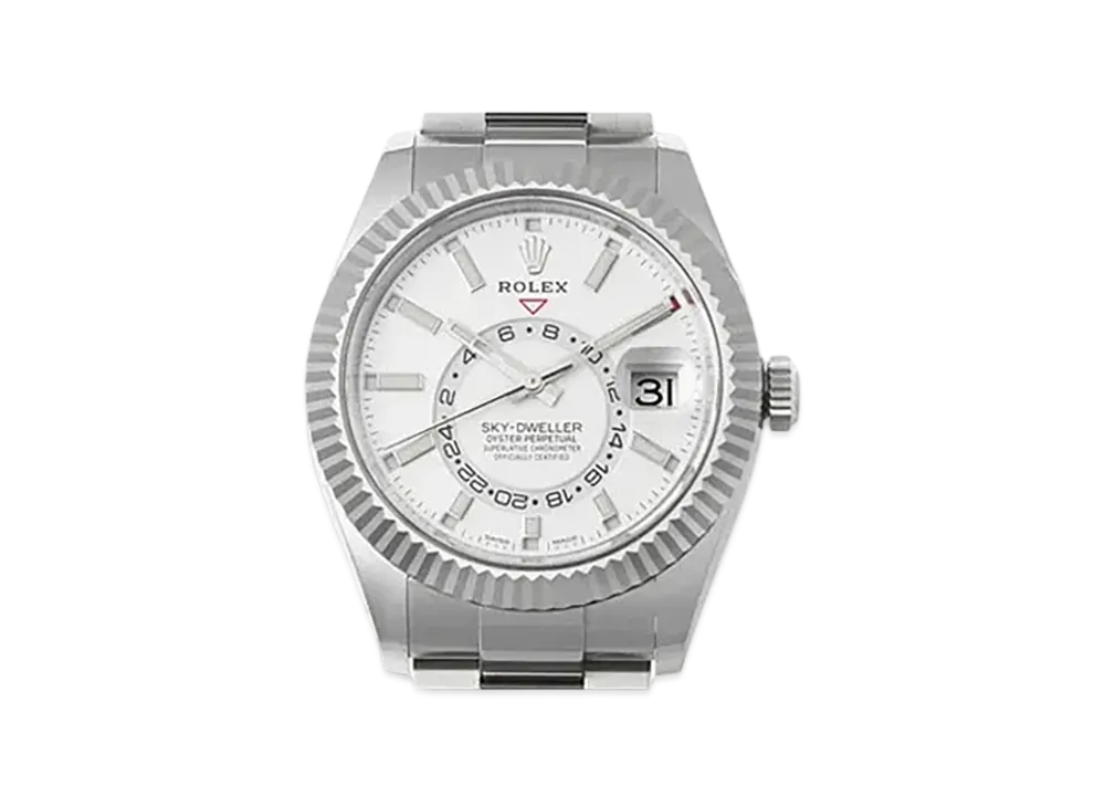 ロレックス スカイドゥエラー オイスター 42mm "オイスタースチール/ホワイトゴールド" 326934