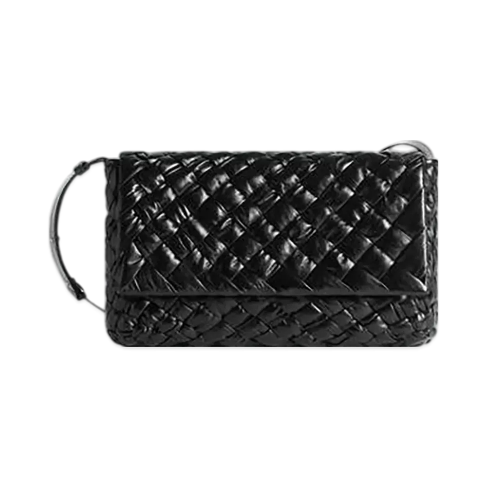 Bottega Veneta Rumple Messenger "Black"