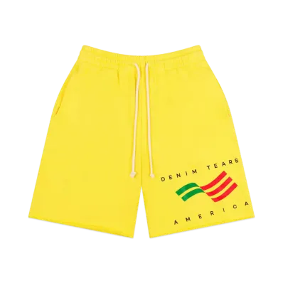 DENIM TEARS America Sportswear Shorts "Yellow"