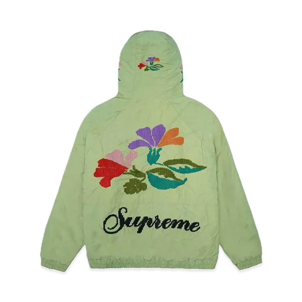 Supreme Needlepoint Hooded Jacket "Olive"