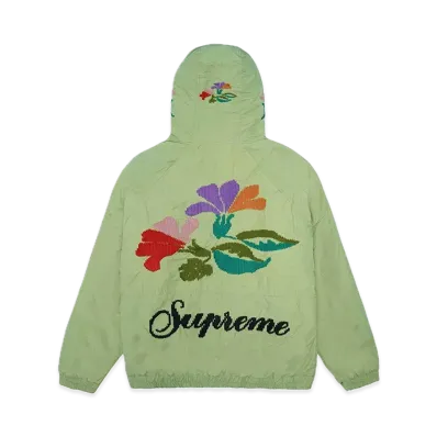 Supreme Needlepoint Hooded Jacket "Olive"