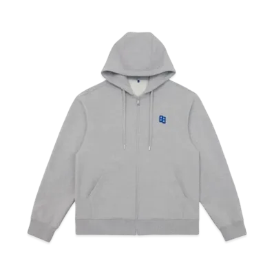 ADERERROR Tag Hoodie Zip-Up 01 "Grey"