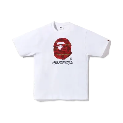 A BATHING APE x CDG OSAKA TEE "Red"