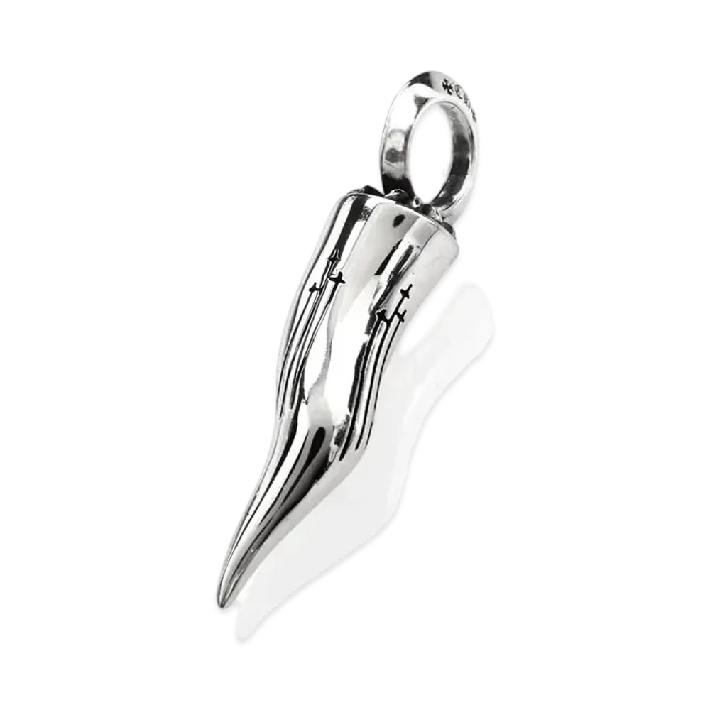 Chrome Hearts Cornicello Charm Large "Silver"