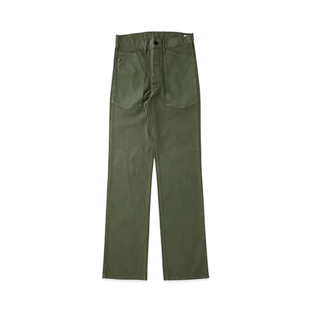 visvim CARPENTER PANTS DMGD "Olive"