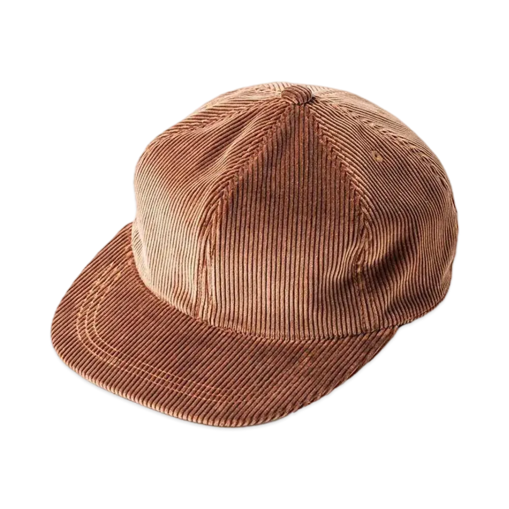 TIGHTBOOTH Cord 6 Panel Cap "Brown"