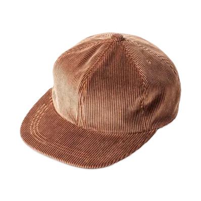 TIGHTBOOTH Cord 6 Panel Cap "Brown"