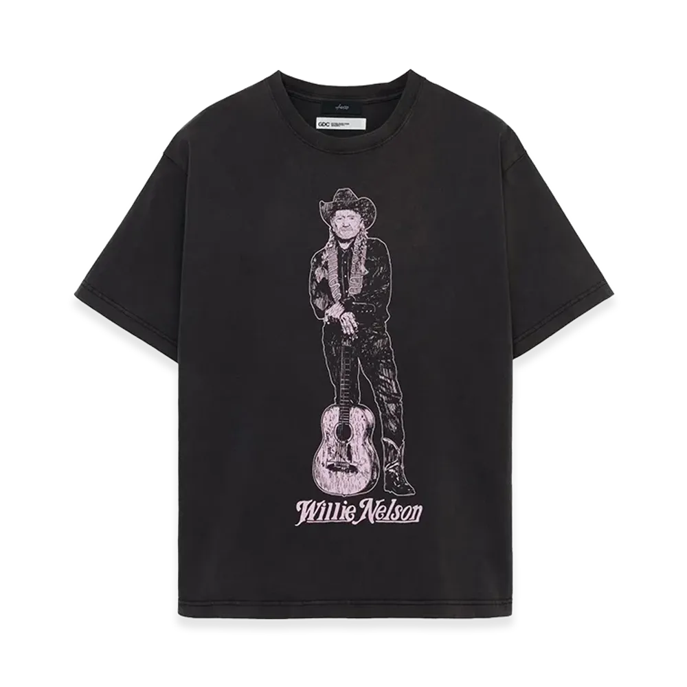 GDC x Willie Nelson Guitar Tee "Black"
