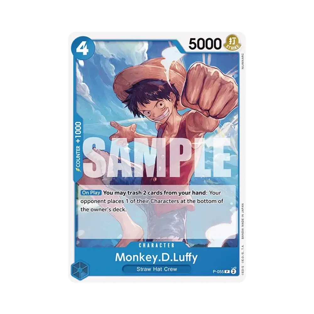 モンキー・D・ルフィ P [P-055]【英語版】(プレミアムブースター「ONE PIECE CARD THE BEST」)