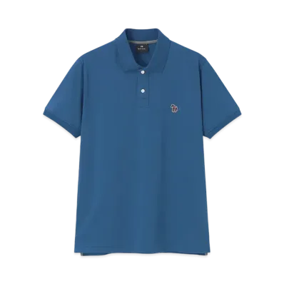 Paul Smith Zebra Patch Polo Shirt "Turquoise"
