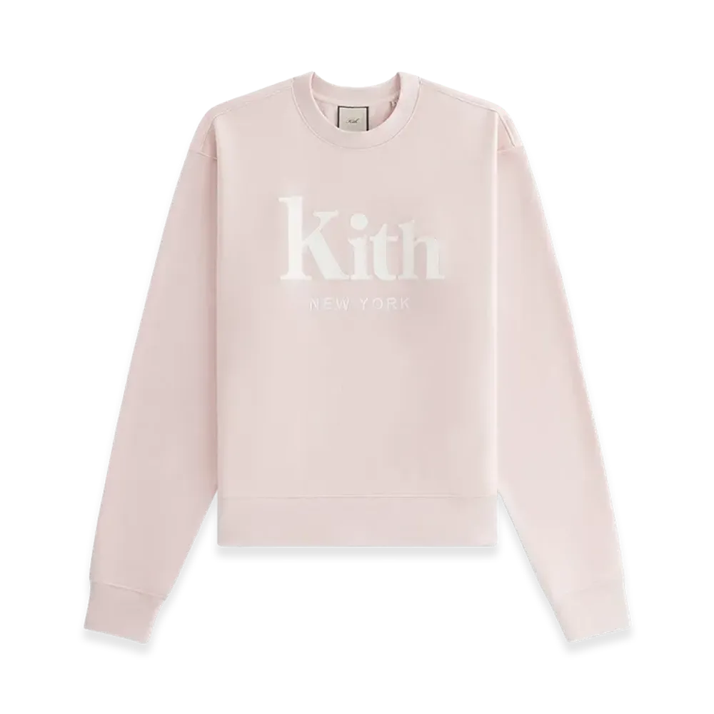 Kith Women's Asher New York Crewneck "Pink Heather"