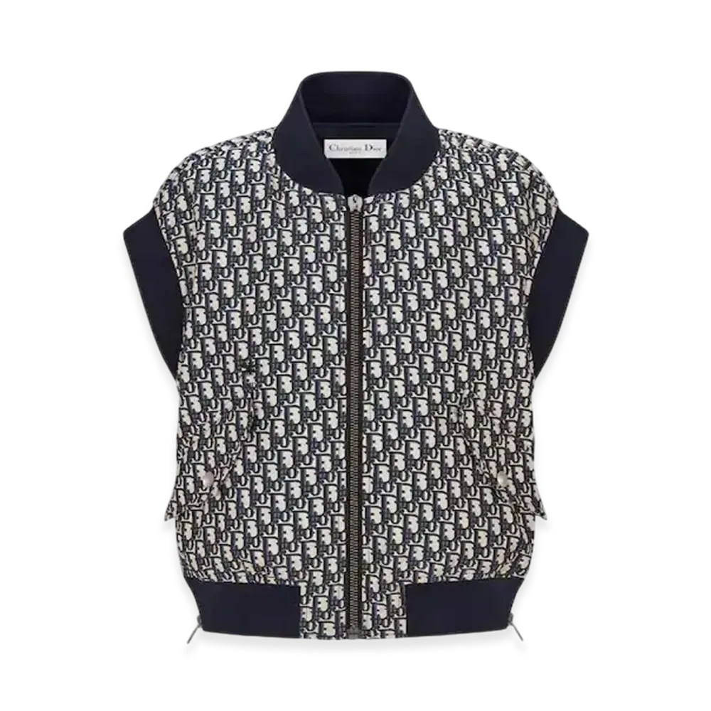Dior Women's Technical Taffeta Dior Oblique "Blue"