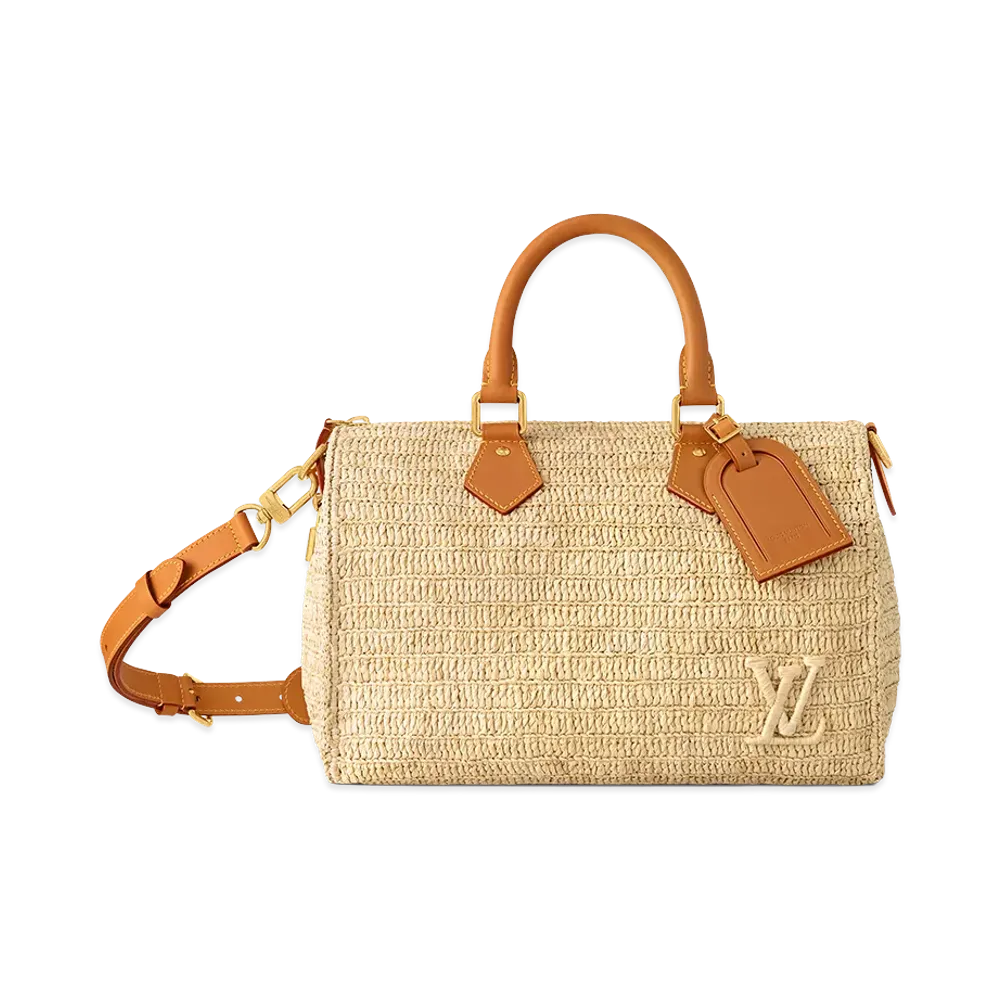 Louis Vuitton Speedy Bandouliere 30 "Natural Beige"