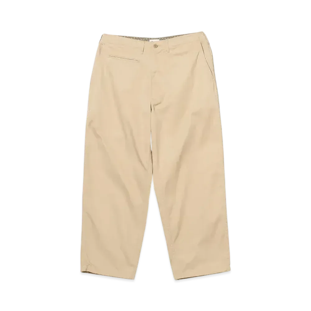 BEAMS New Big Chino Trousers "Beige"