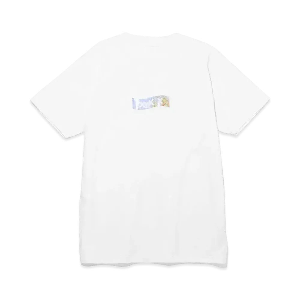 GOD SELECTION XXX 8TH ANNIVERSARY LOGO PRINT T-SHIRT "White"