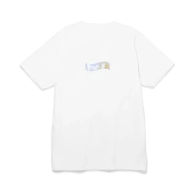 GOD SELECTION XXX 8TH ANNIVERSARY LOGO PRINT T-SHIRT "White"