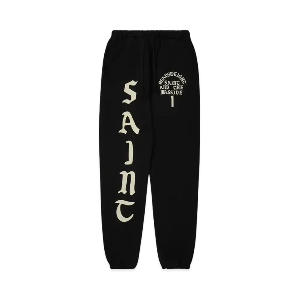 SAINT Mxxxxxx Swt Pnt_It'S Saint "Black" SM-YS1-0000-049