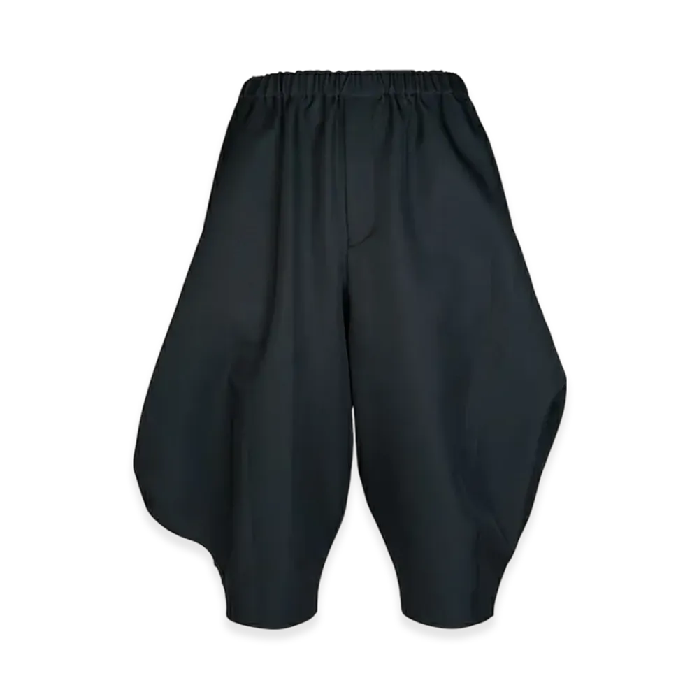 BLACK COMME des GARCONS Polyester Twill Pants "Black"