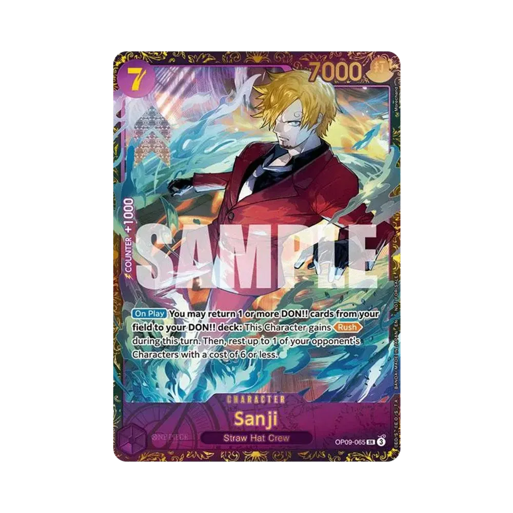 サンジ SR [OP09-065]【英語版】(プロモーションカード「チャンピオンシップ 25-26 オフラインリージョナル シーズン1 Top 8」)