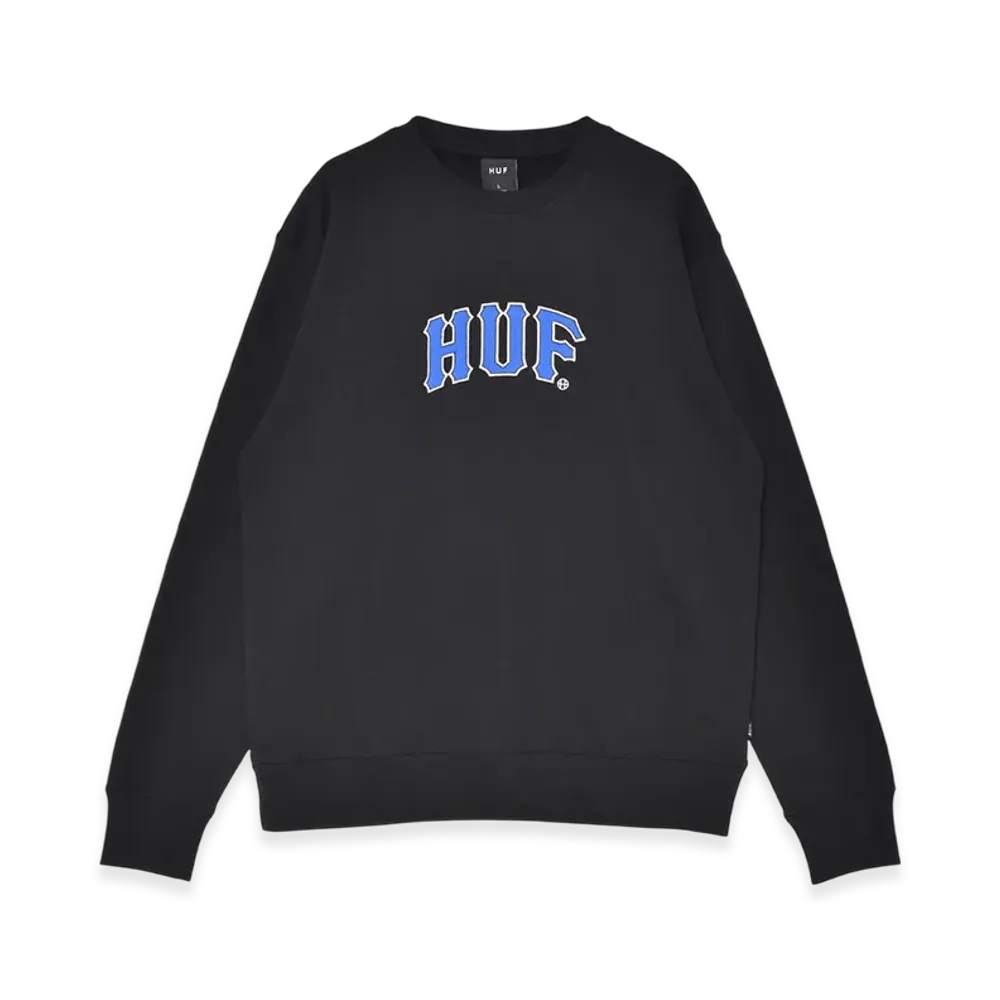 HUF Arch Applique Crewneck Sweat "Black"