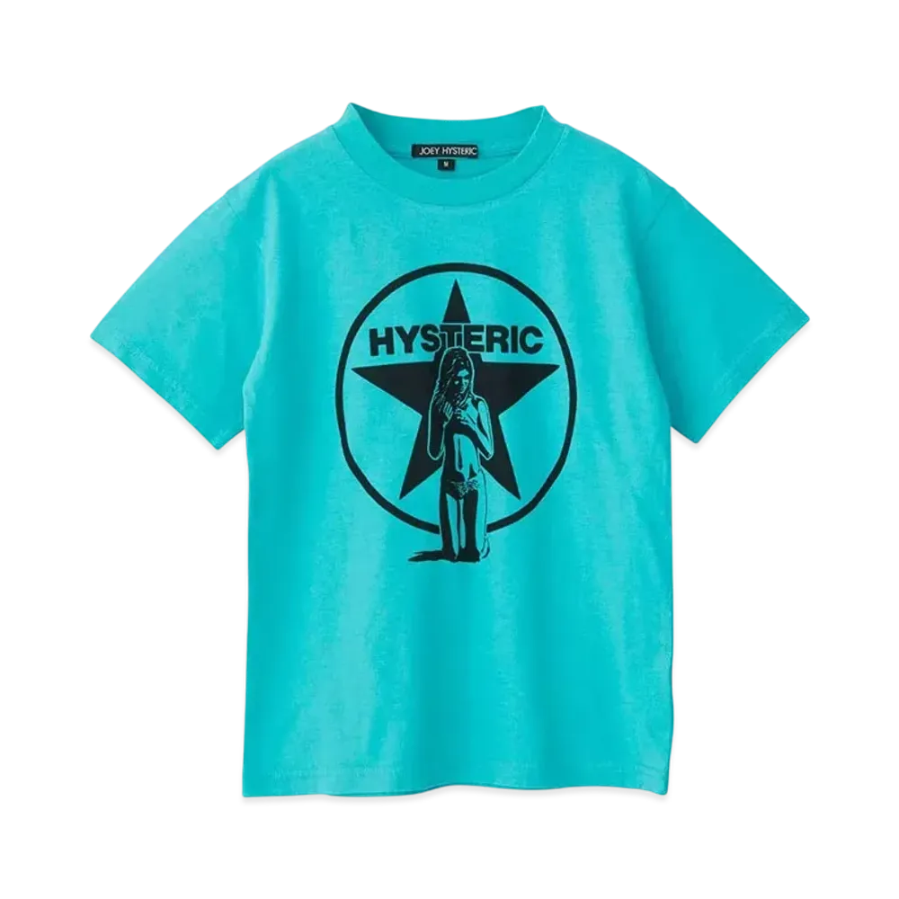 HYSTERIC GLAMOUR Kids Star Bright T-Shirt "Green"