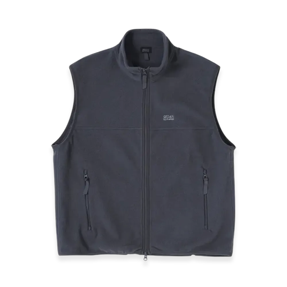SEDAN ALL-PURPOSE Fleece Full Zip Vest "Charcoal"
