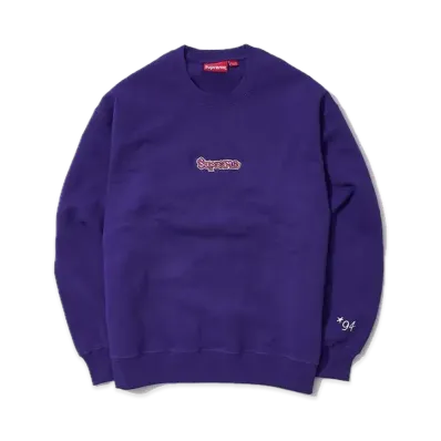 Supreme Gonz Logo Crewneck "Purple"