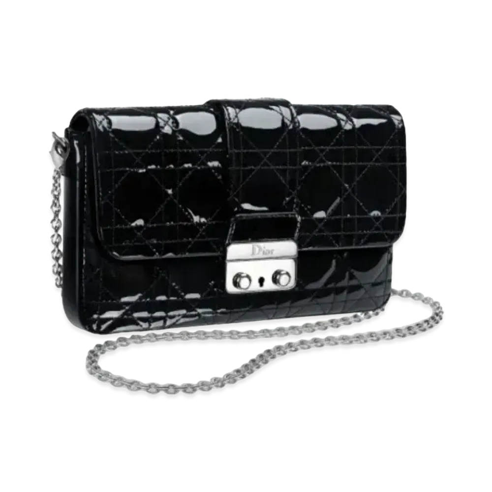 Dior Chain Wallet "Black"
