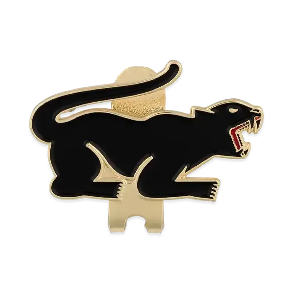 DENIM TEARS Panther Hat Clip "Black"