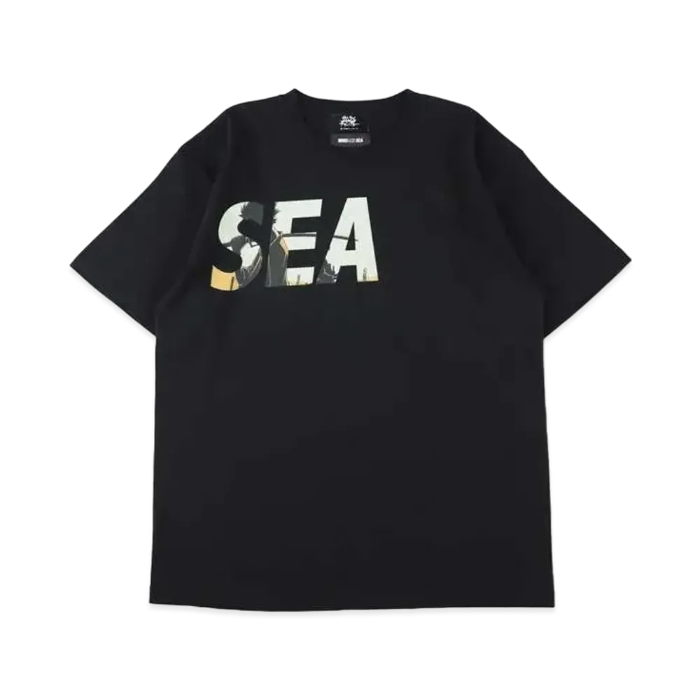 WIND AND SEA x SAMURAI CHAMPLOO (Sea) S/S Tee "Black"
