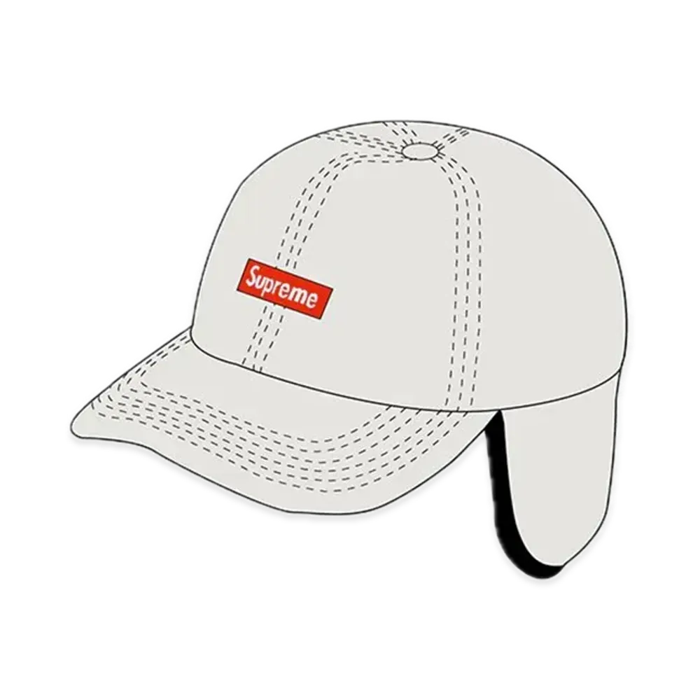 Supreme Windstopper Small Box Earflap 6-Panel "White"