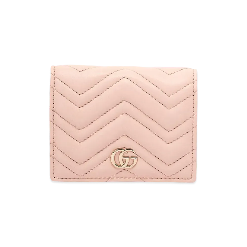 GUCCI Women's GG Marmont Cardcase "Pink"