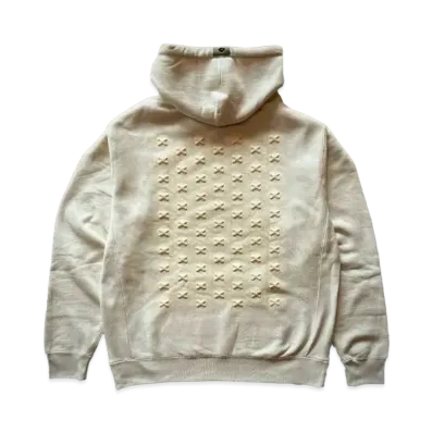 GAKKIN Classic Hanabatsu Foam Hoodie "Off White"