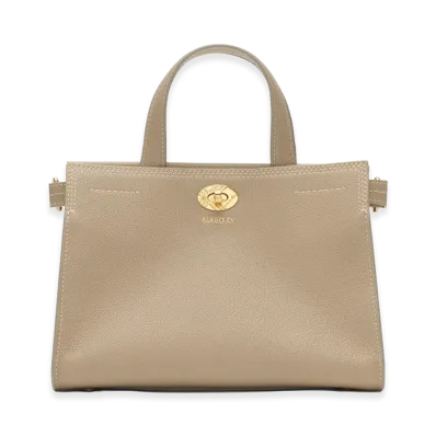 Burberry Women's Mini Cotswolds Tote "Mushroom Beige"