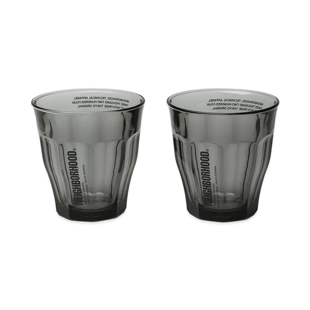 NEIGHBORHOOD Logo Duralex GlaSS-S Set "Gray"