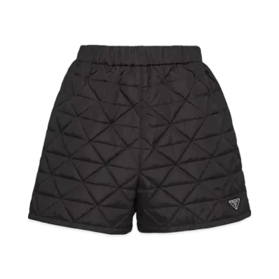 PRADA Women's Re-Nylon Quilted Shorts "Black"