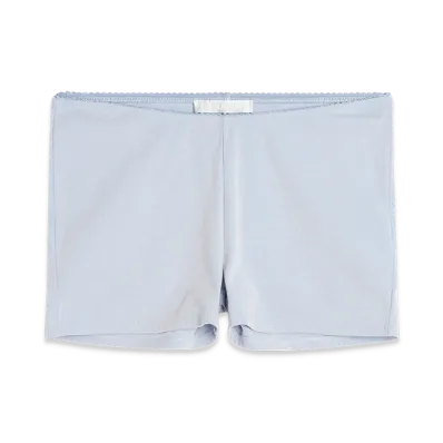 OUR LEGACY Women's Tamarama Shorts "Solaro Blue Micro Rib"