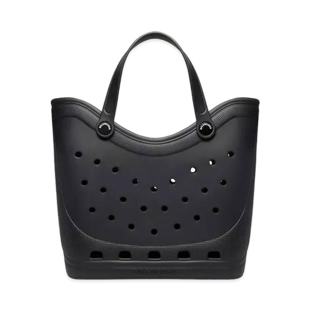 BALENCIAGA Crocs Large Tote Bag "Black"