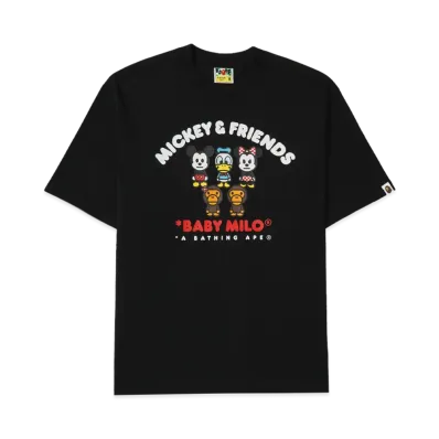 A BATHING APE x Disney Mickey & Friends Baby Milo Relaxed Fit Tee "Black"